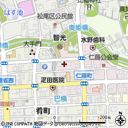 掛川市営住宅仁藤団地周辺の地図