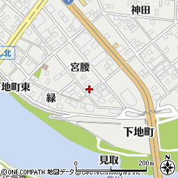 愛知県豊橋市下地町宮腰79周辺の地図