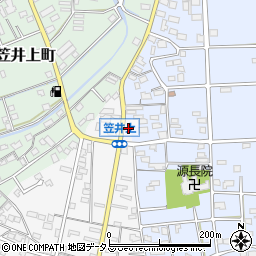 静岡県浜松市中央区笠井町2周辺の地図