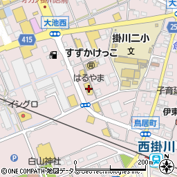 静岡県掛川市大池2975周辺の地図