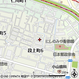 仁川フラットＡ棟周辺の地図