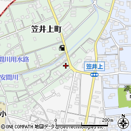 静岡県浜松市中央区笠井上町588周辺の地図