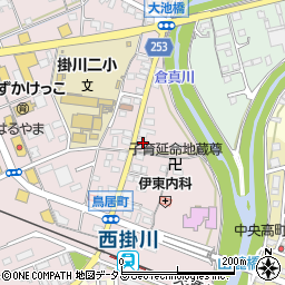 静岡県掛川市大池1012周辺の地図
