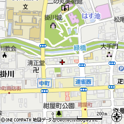 静岡県掛川市城下3-11周辺の地図