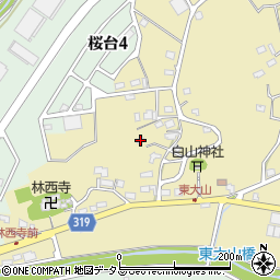 静岡県浜松市中央区大山町2549周辺の地図