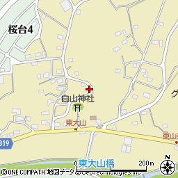静岡県浜松市中央区大山町2448周辺の地図