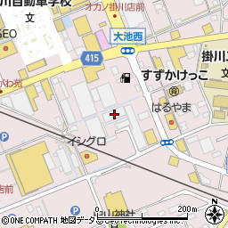 静岡県掛川市大池2948周辺の地図