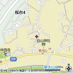 静岡県浜松市中央区大山町2536周辺の地図