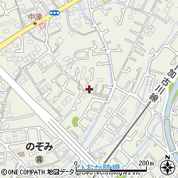 兵庫県加古川市加古川町中津803-3周辺の地図