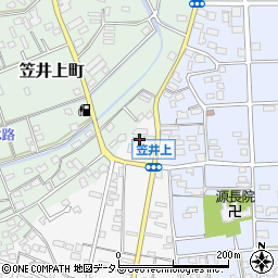 静岡県浜松市中央区笠井町200周辺の地図