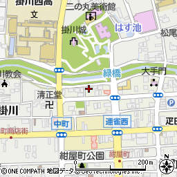 静岡県掛川市城下3-9周辺の地図