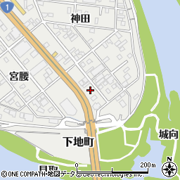 愛知県豊橋市下地町宮腰28-1周辺の地図