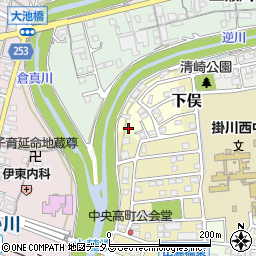 静岡県掛川市長谷640-10周辺の地図