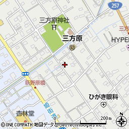 静岡県浜松市中央区三方原町268-2周辺の地図