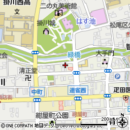 静岡県掛川市城下3周辺の地図