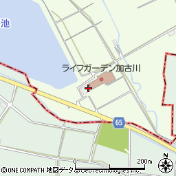 兵庫県加古川市八幡町上西条1355周辺の地図