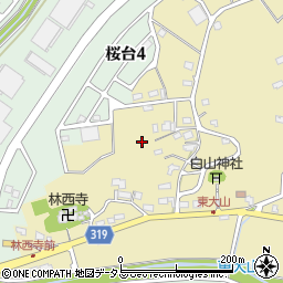 静岡県浜松市中央区大山町2428周辺の地図