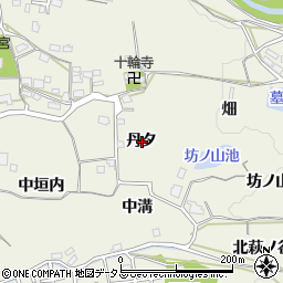 京都府木津川市山城町平尾丹タ周辺の地図