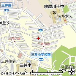 香里三井団地駐車場【15号棟付近】(0073)周辺の地図