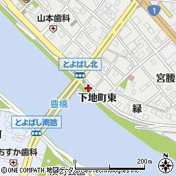 愛知県豊橋市下地町東周辺の地図