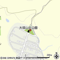 大塚山北公園周辺の地図