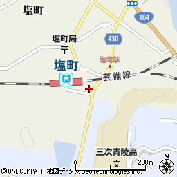 広島県三次市塩町2211周辺の地図