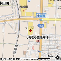 ラ・ムー伊賀上野店周辺の地図