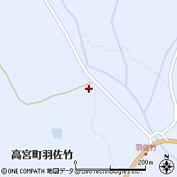 広島県安芸高田市高宮町羽佐竹1706周辺の地図