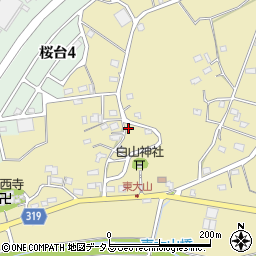 静岡県浜松市中央区大山町2437周辺の地図