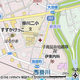 静岡県掛川市大池3049周辺の地図