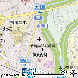 静岡県掛川市大池980周辺の地図