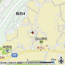 静岡県浜松市中央区大山町2533周辺の地図