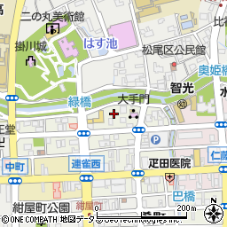 静岡県掛川市城下6周辺の地図