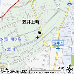 静岡県浜松市中央区笠井上町464周辺の地図