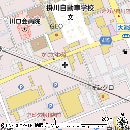 静岡県掛川市大池2881周辺の地図