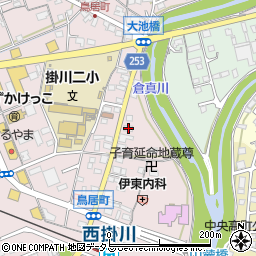 静岡県掛川市大池1014周辺の地図