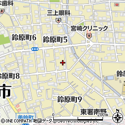 兵庫県伊丹市鈴原町5丁目55周辺の地図