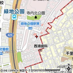 篤友会訪問看護ステーション周辺の地図