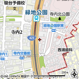 北大阪ハイツ周辺の地図