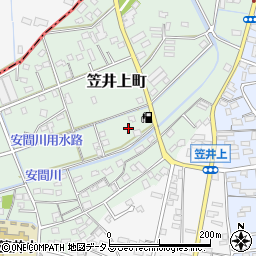 静岡県浜松市中央区笠井上町462周辺の地図