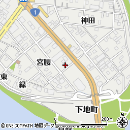 愛知県豊橋市下地町宮腰49周辺の地図