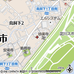 大阪府摂津市鳥飼下2丁目22周辺の地図