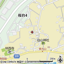 静岡県浜松市中央区大山町2431周辺の地図