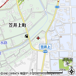 静岡県浜松市中央区笠井上町521周辺の地図