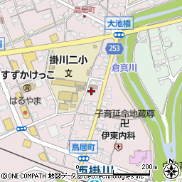 静岡県掛川市大池372周辺の地図