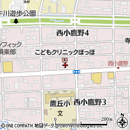 中日新聞　鷹丘専売店周辺の地図