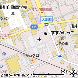 静岡県掛川市大池2934周辺の地図