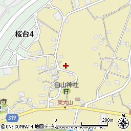 静岡県浜松市中央区大山町2452周辺の地図