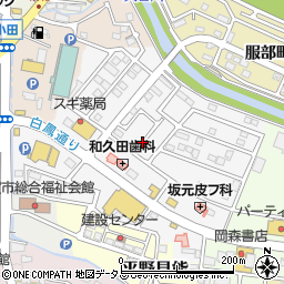 三重県伊賀市平野城北町周辺の地図