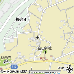 静岡県浜松市中央区大山町2436周辺の地図